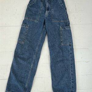 Women’s H&M Blue Cargo Jeans